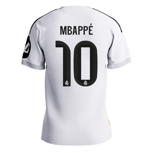 MBAPPÉ #10 Mens Real Madrid Home Jersey 2025/26 - Player Version (Slim Fit) [PREMIUM]