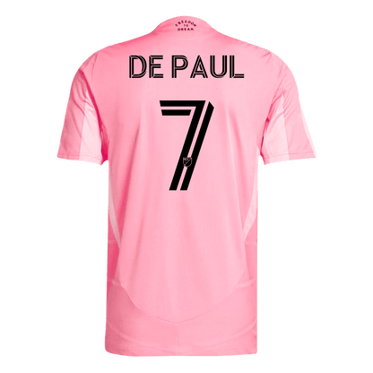 DE PAUL #7 Mens Inter Miami CF Home Jersey 2025 - Player Version (Slim Fit)