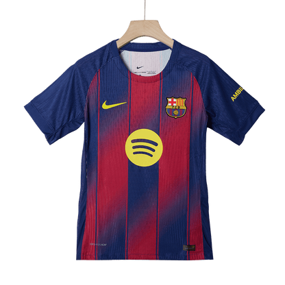 F.DE JONG #21 Mens Barcelona Home Jersey 2025/26 UCL - Player Version (Slim Fit)