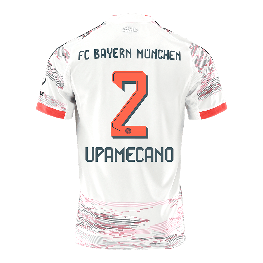 UPAMECANO #2 Mens Bayern Munich Away Jersey 2025/26