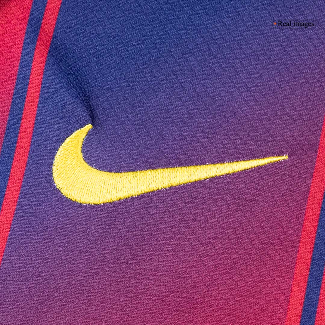 Mens Barcelona Home Long Sleeve Jersey 2025/26