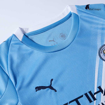 Kids Manchester City Home Full Kit 2025/26