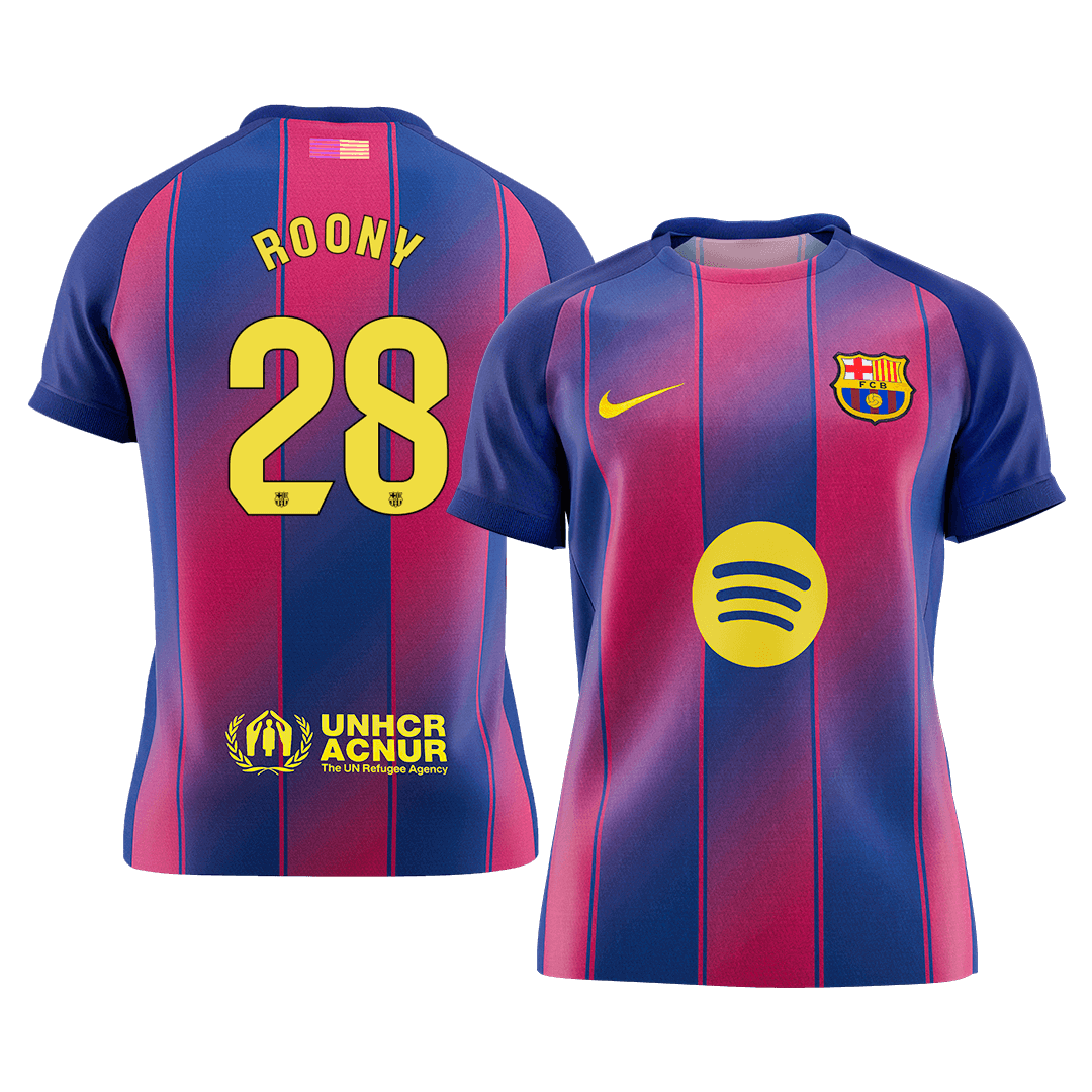 ROONY #28 Mens Barcelona Home Jersey 2025/26