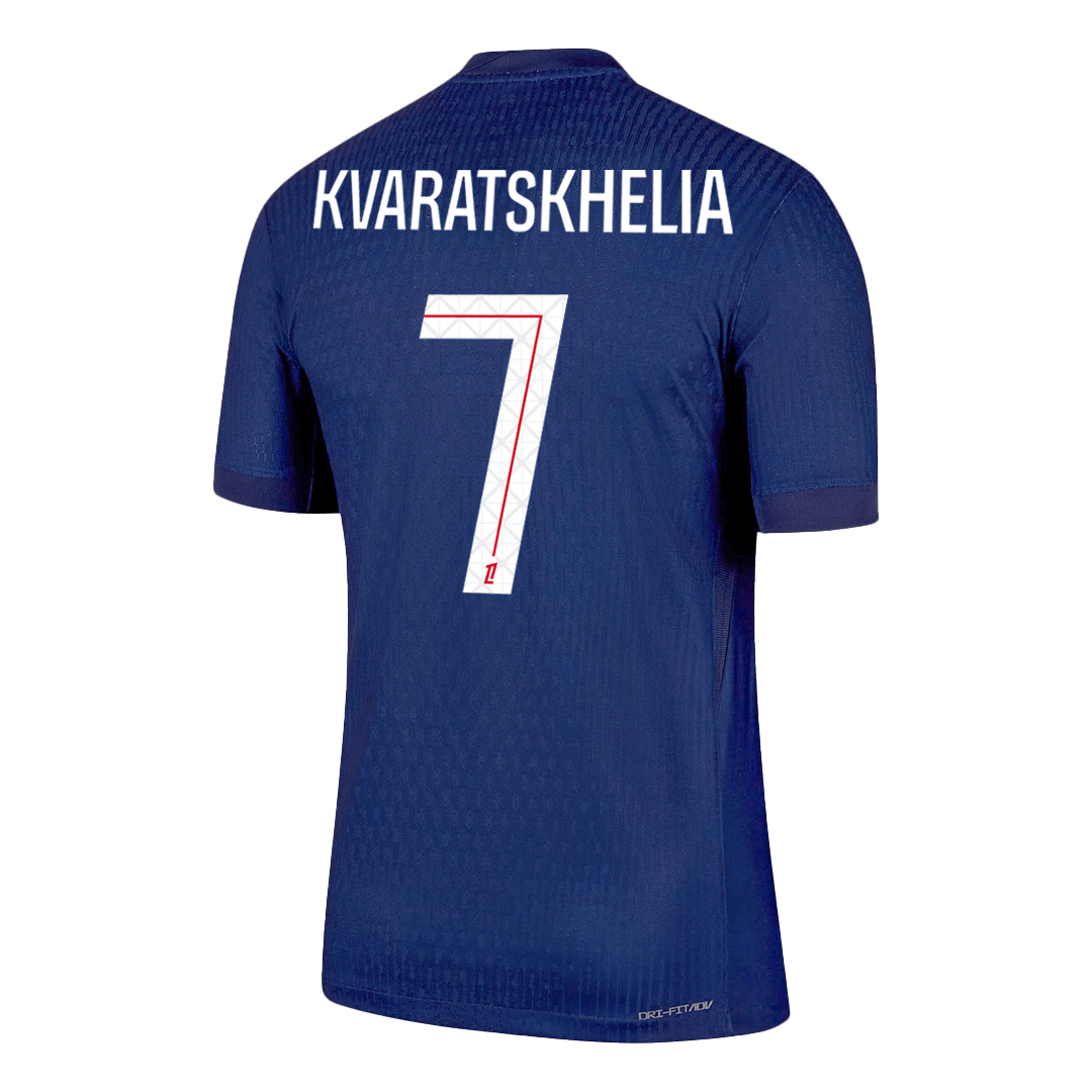 KVARATSKHELIA #7 Mens PSG Home Jersey 2025/26 - Player Version (Slim Fit)