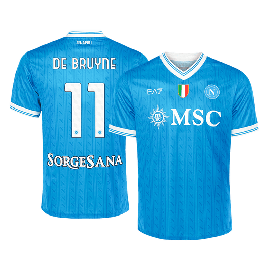 DE BRUYNE #11 Mens Napoli Home Jersey 2025/26