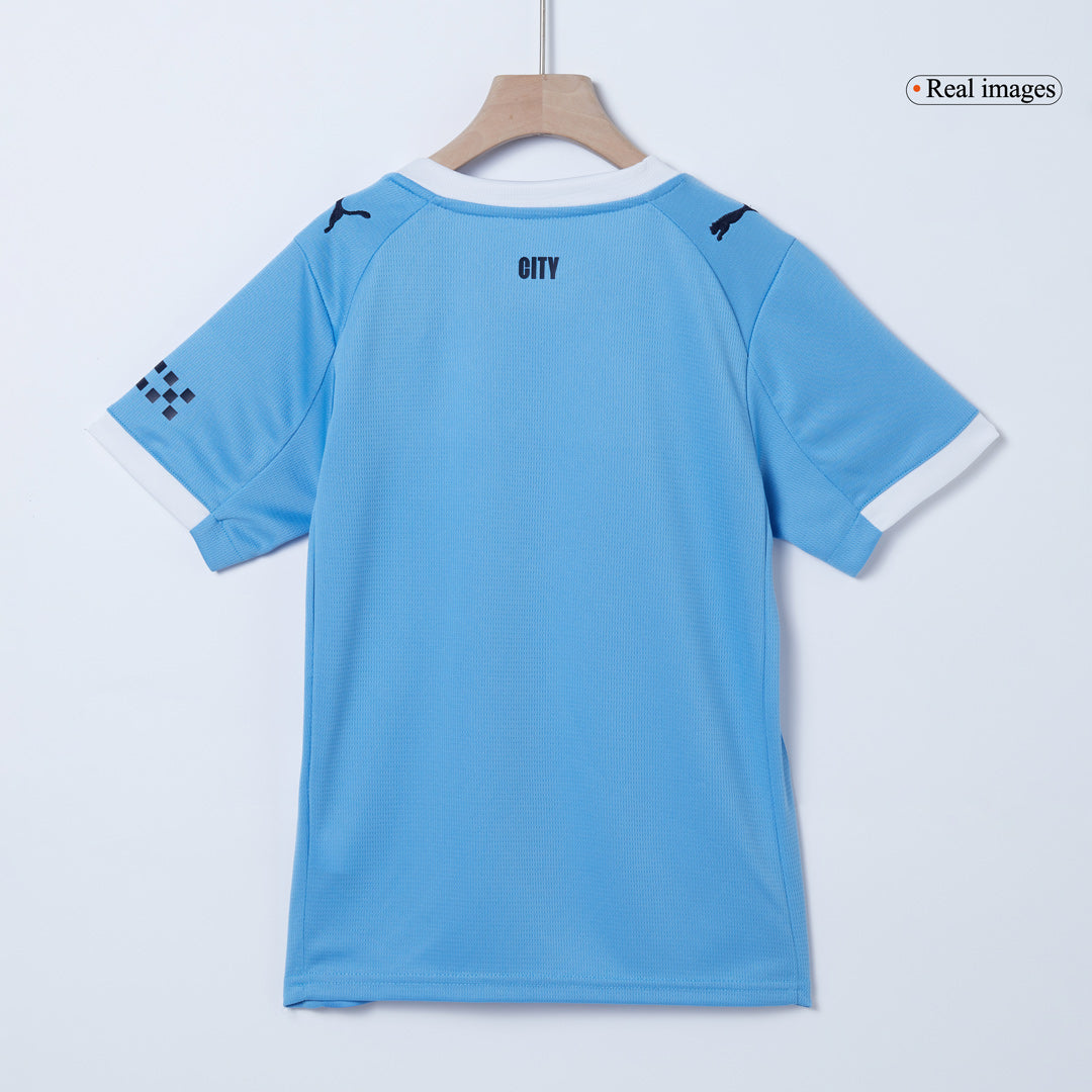 Kids Manchester City Home Full Kit 2025/26