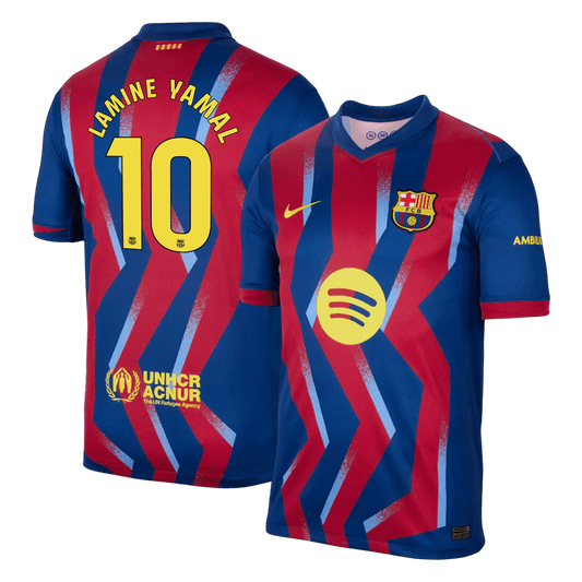 LAMINE YAMAL #10 Mens Barcelona Fourth Jersey 2025/26