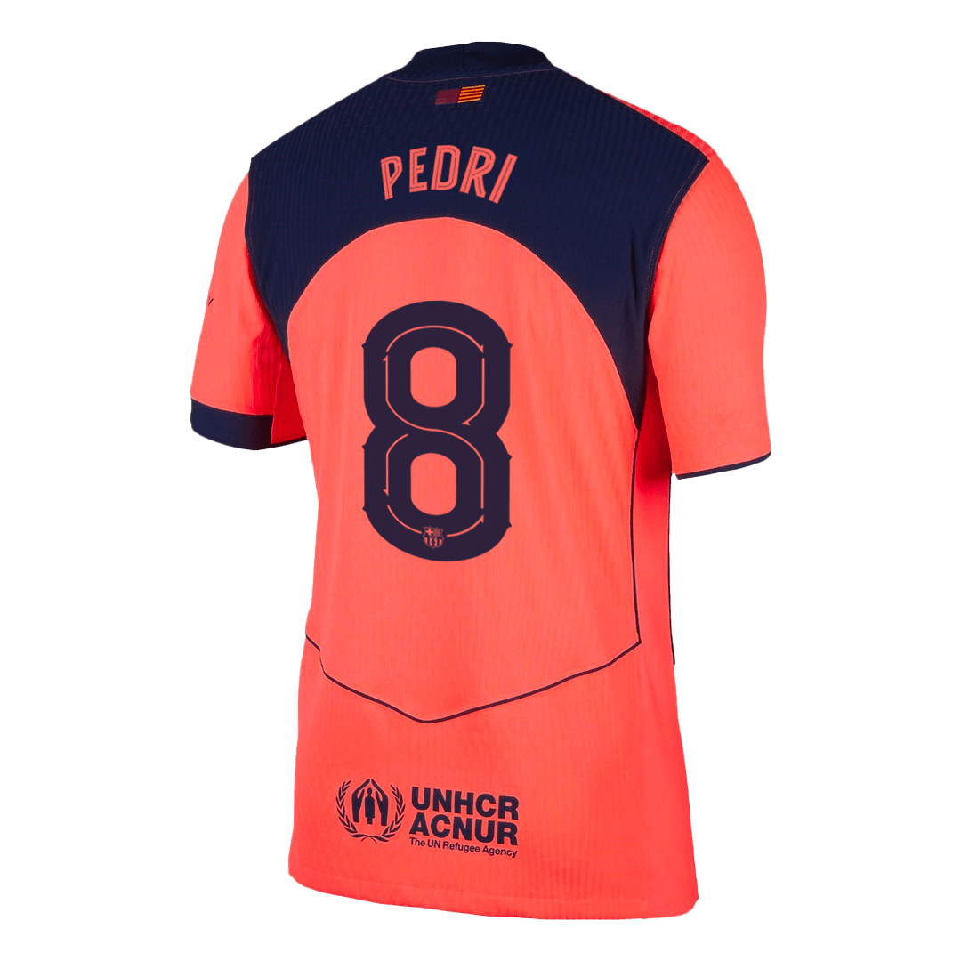PEDRI #8 Mens Barcelona Third Jersey 2025/26 UCL - Player Version (Slim Fit)
