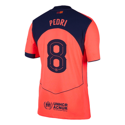 PEDRI #8 Mens Barcelona Third Jersey 2025/26 UCL - Player Version (Slim Fit)