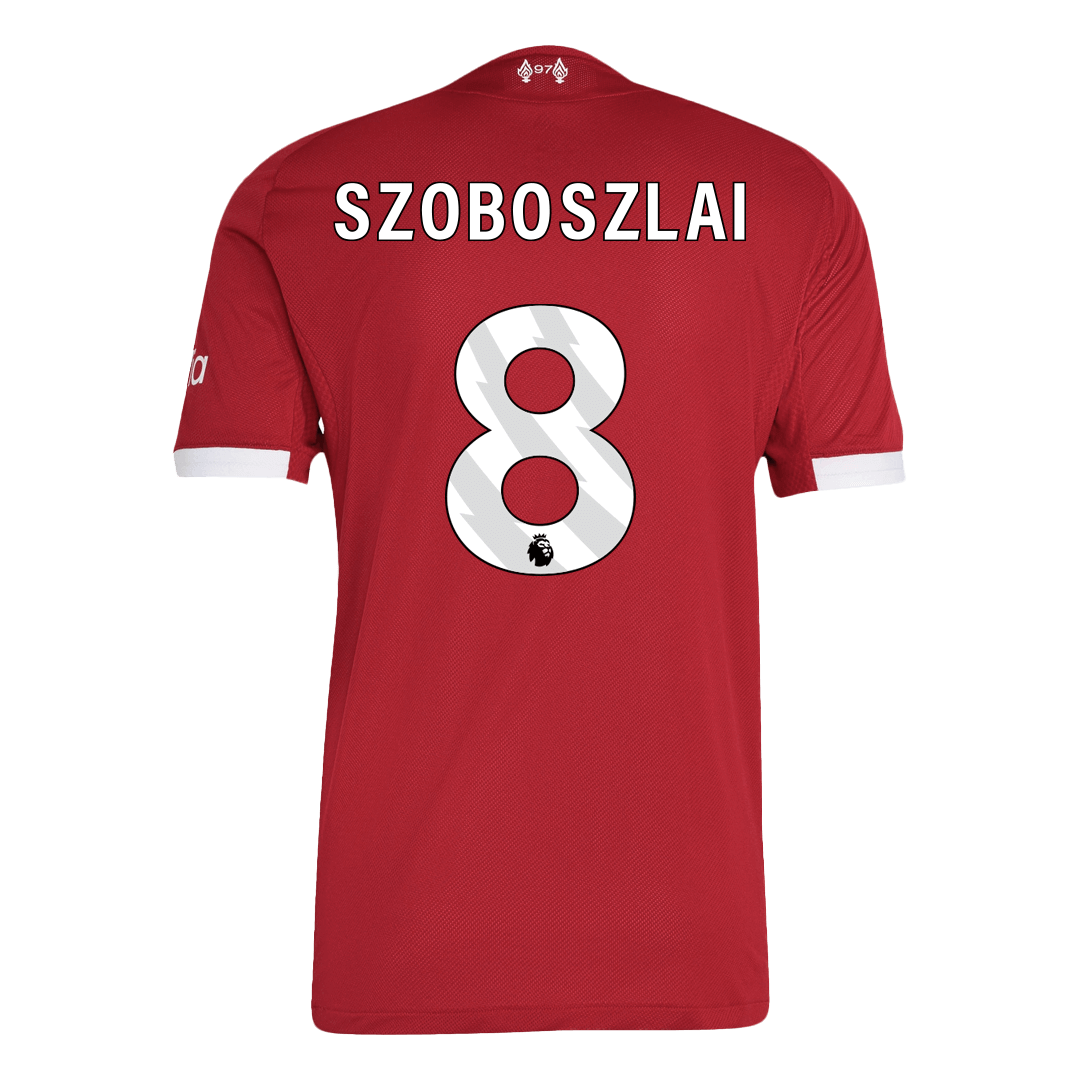 SZOBOSZLAI #8 Mens Liverpool Home Jersey 2025/26 - Player Version (Slim Fit)