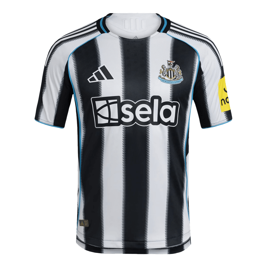 Mens Newcastle United Home Jersey 2025/26 - Player Version (Slim Fit)