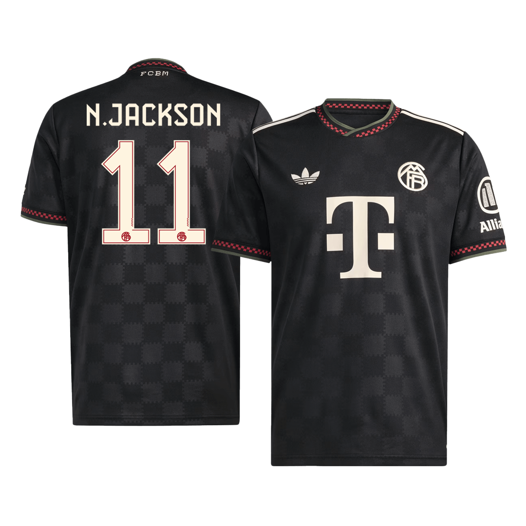 N.JACKSON #11 Mens Bayern Munich Third Jersey 2025/26