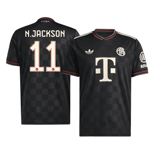 N.JACKSON #11 Mens Bayern Munich Third Jersey 2025/26