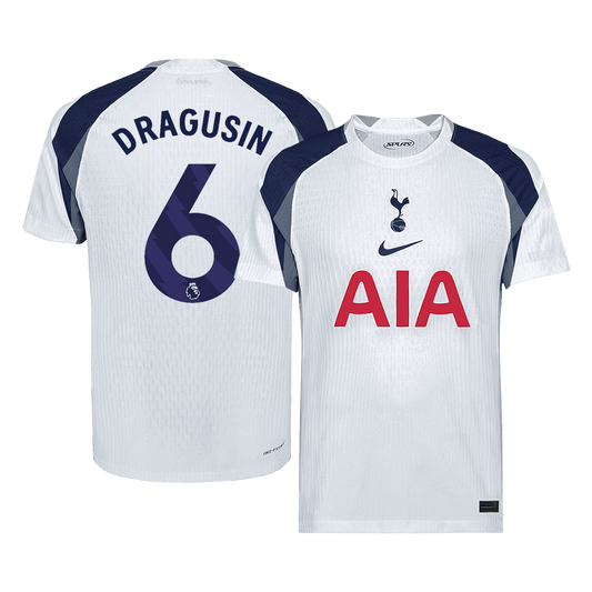 DRAGUSIN #6 Mens Tottenham Hotspur Home Jersey 2025/26 - Player Version (Slim Fit)