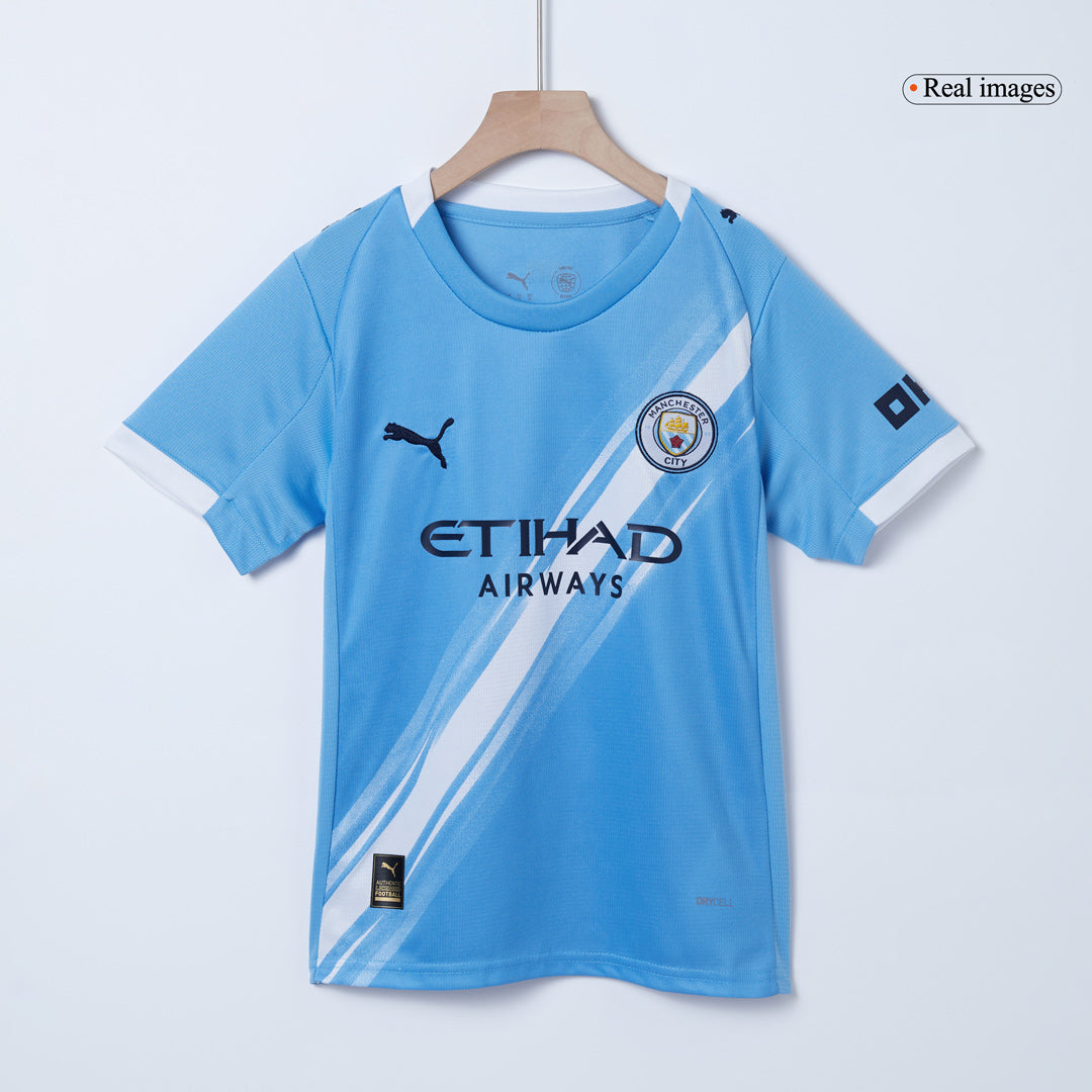 Kids Manchester City Home Full Kit 2025/26