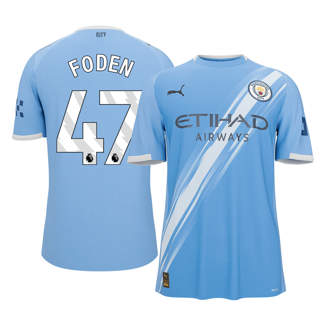 FODEN #47 Mens Manchester City Home Jersey 2025/26 [PREMIUM]