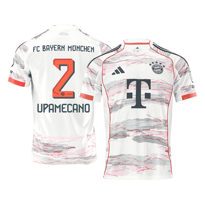 UPAMECANO #2 Mens Bayern Munich Away Jersey 2025/26