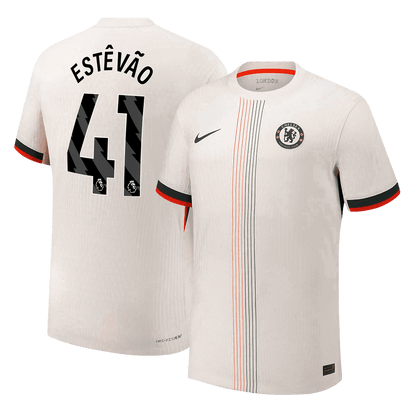 ESTÊVÃO #41 Mens Chelsea Away Jersey 2025/26 - Player Version (Slim Fit)
