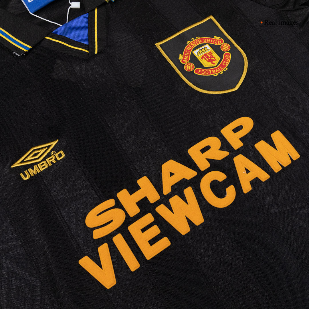 Retro 1993/94 Mens Manchester United Away Long Sleeve Jersey