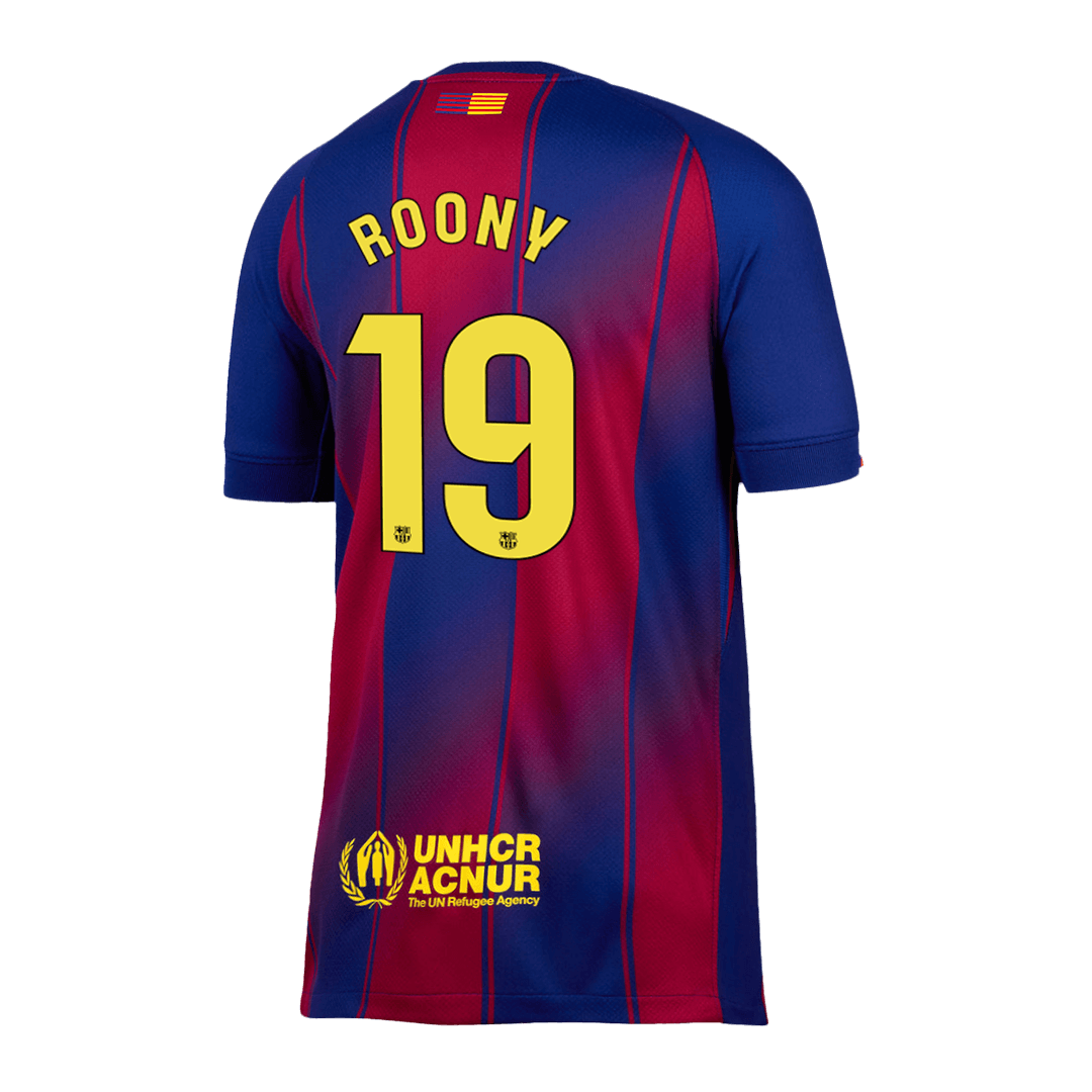 ROONY #19 Mens Barcelona Home Jersey 2025/26