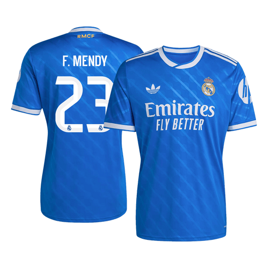 F. MENDY #23 Mens Real Madrid Third Jersey 2025/26