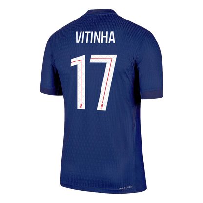 VITINHA #17 Mens PSG Home Jersey 2025/26 - Player Version (Slim Fit)