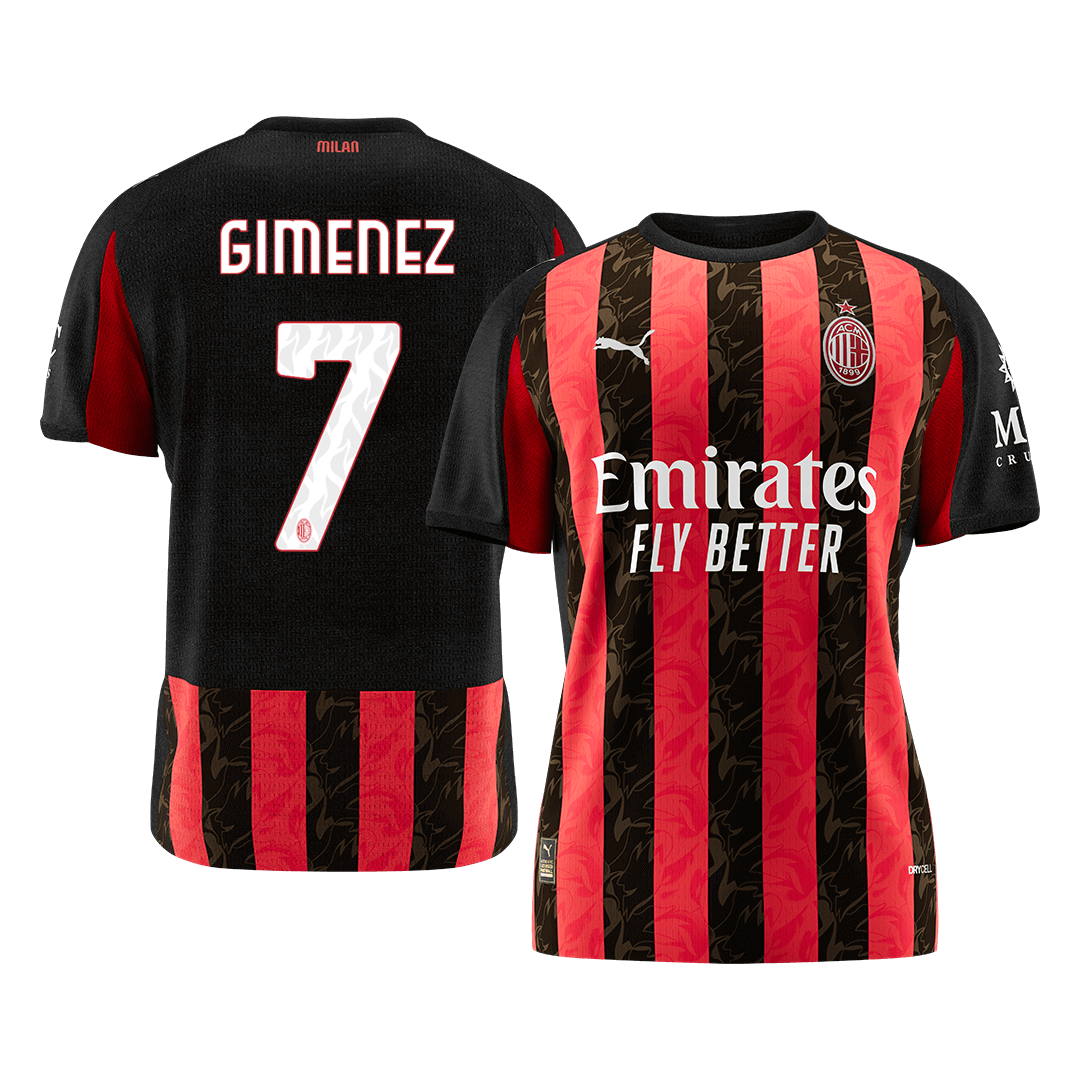 GIMENEZ #7 Mens AC Milan Home Jersey 2025/26 [PREMIUM]