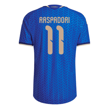 RASPADORI #11 Mens Italy World Cup Home Jersey 2026 - Player Version (Slim Fit)