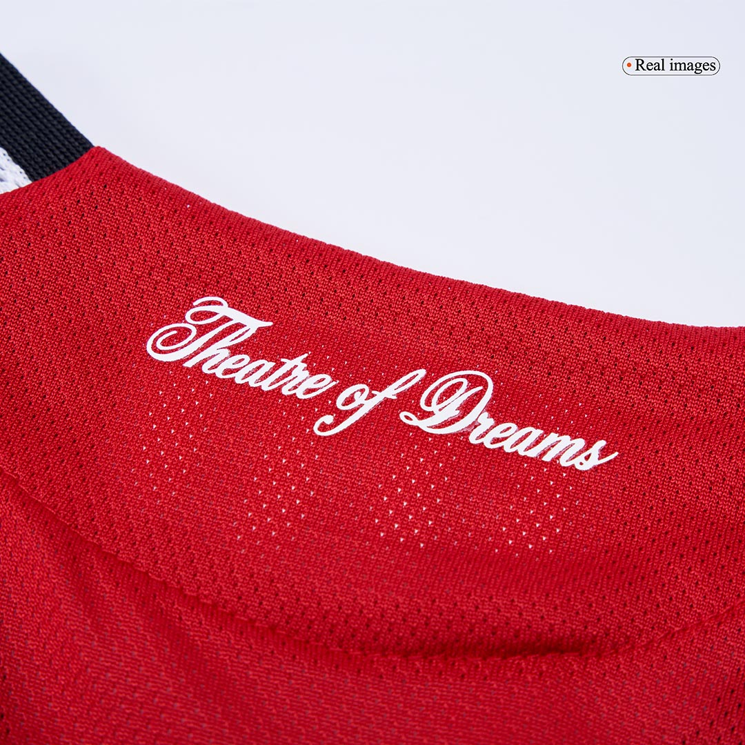 B.FERNANDES #8 Mens Manchester United Home Jersey 2025/26 - Player Version (Slim Fit)