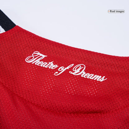 B.FERNANDES #8 Mens Manchester United Home Jersey 2025/26 - Player Version (Slim Fit)