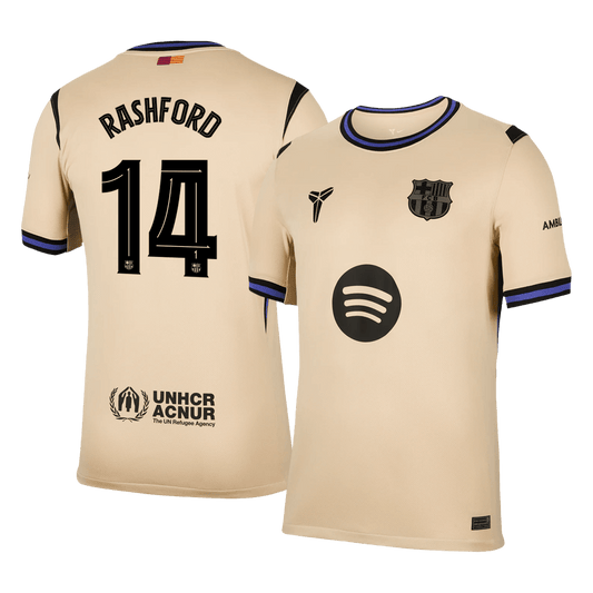 RASHFORD #14 Mens Barcelona Away Jersey 2025/26 - UCL
