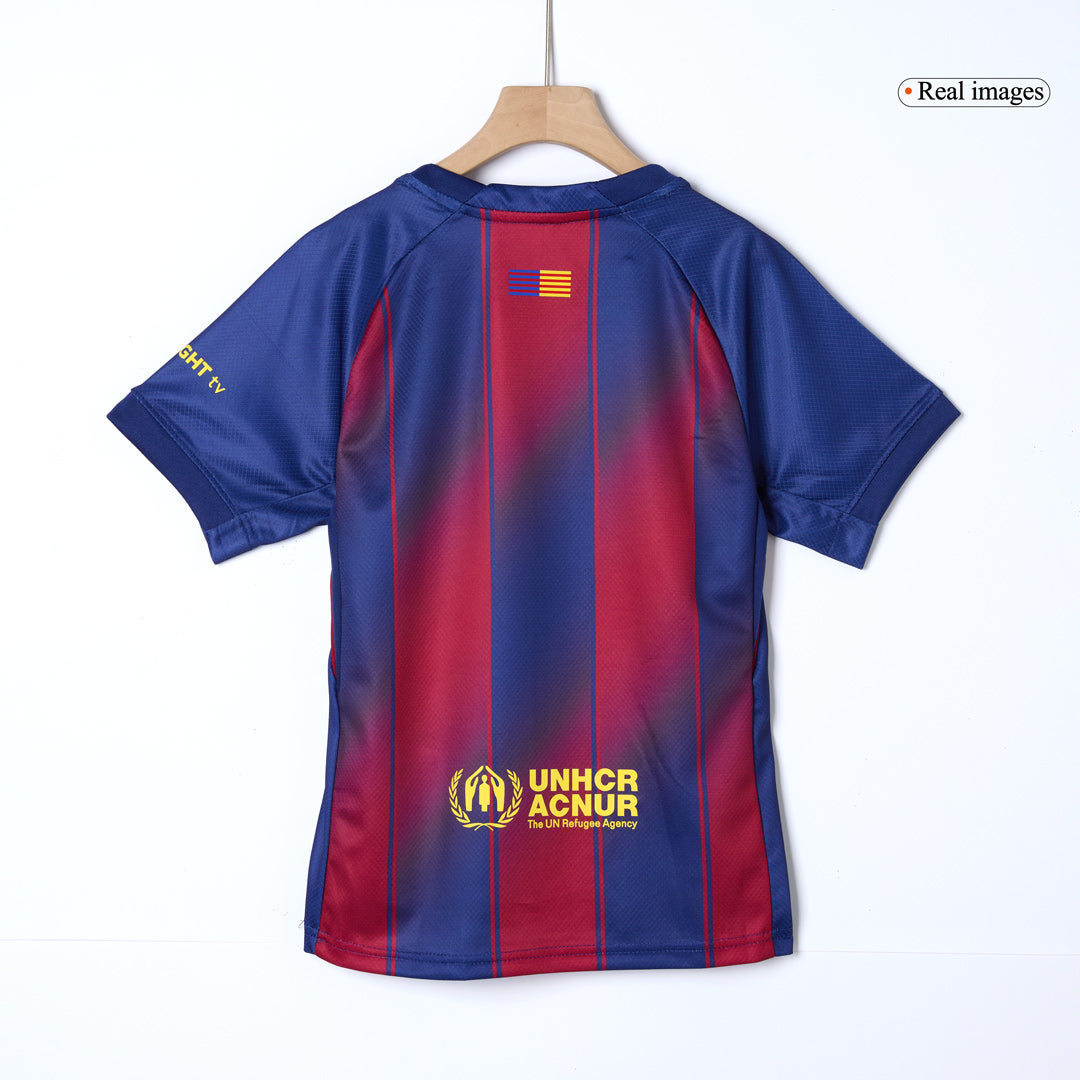 Kids Barcelona Home Full Kit 2025/26