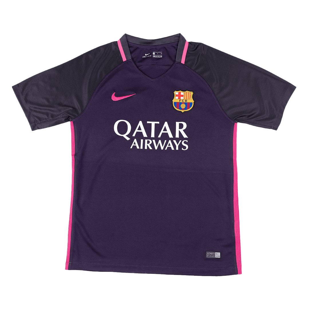 Retro 2016/17 Mens Barcelona Away Jersey