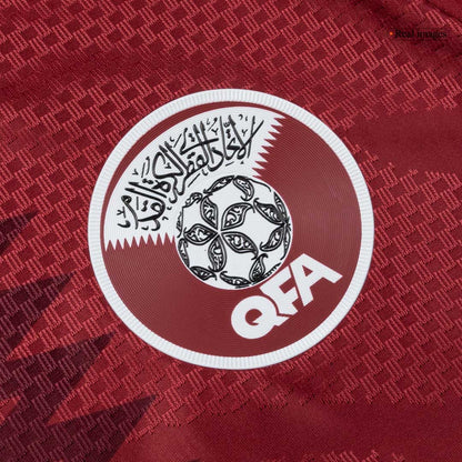 Mens Qatar World Cup Home Jersey 2026 - Player Version (Slim Fit)