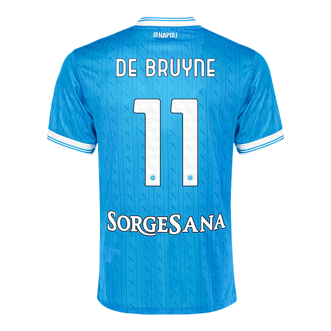DE BRUYNE #11 Mens Napoli Home Jersey 2025/26