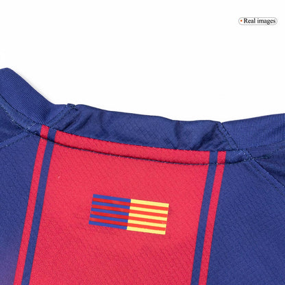 Mens Barcelona Home Long Sleeve Jersey 2025/26