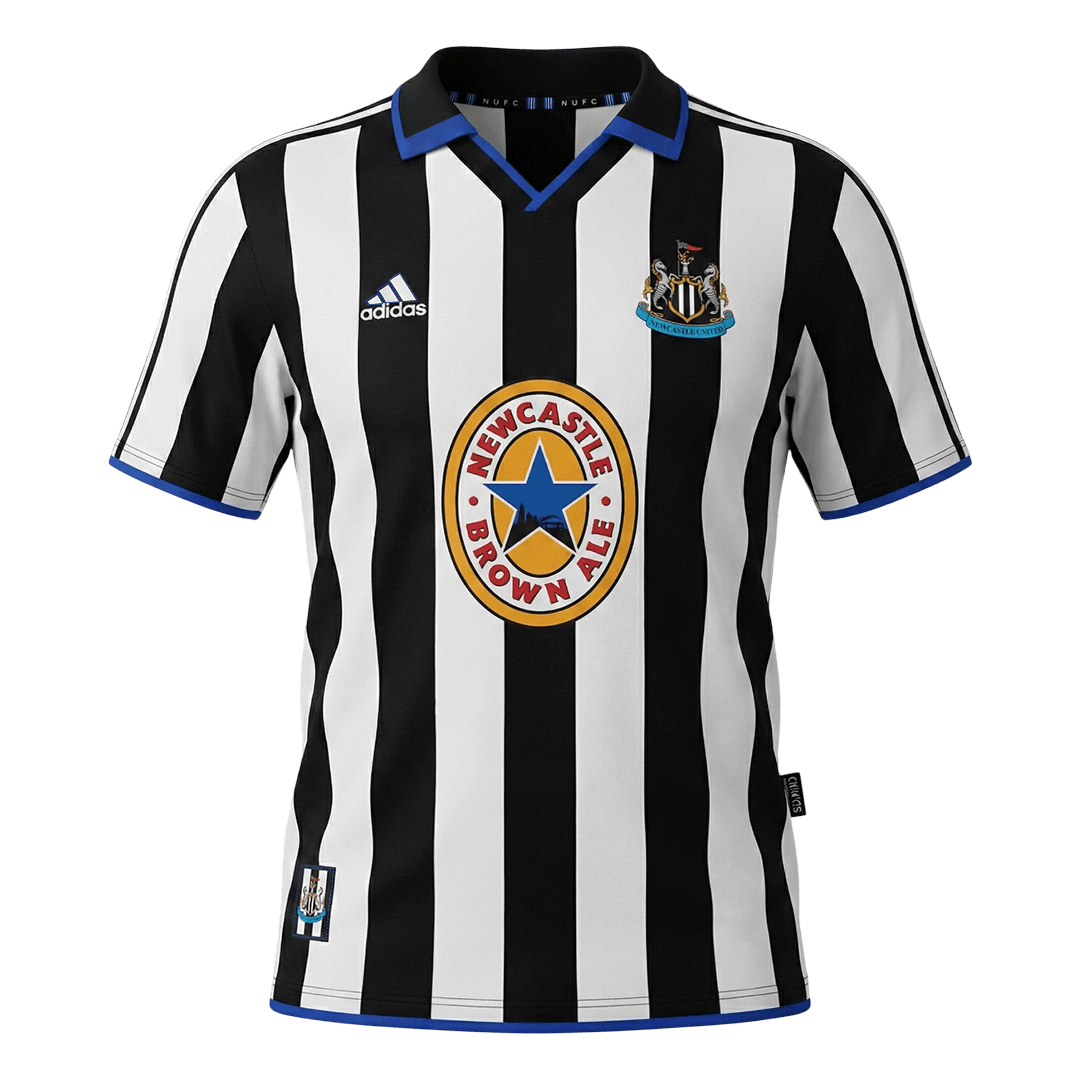 Retro 1999/00 Mens Newcastle United Home Jersey