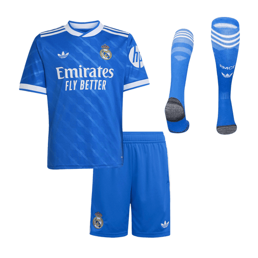 Kids Real Madrid Third Full Kit 2025/26