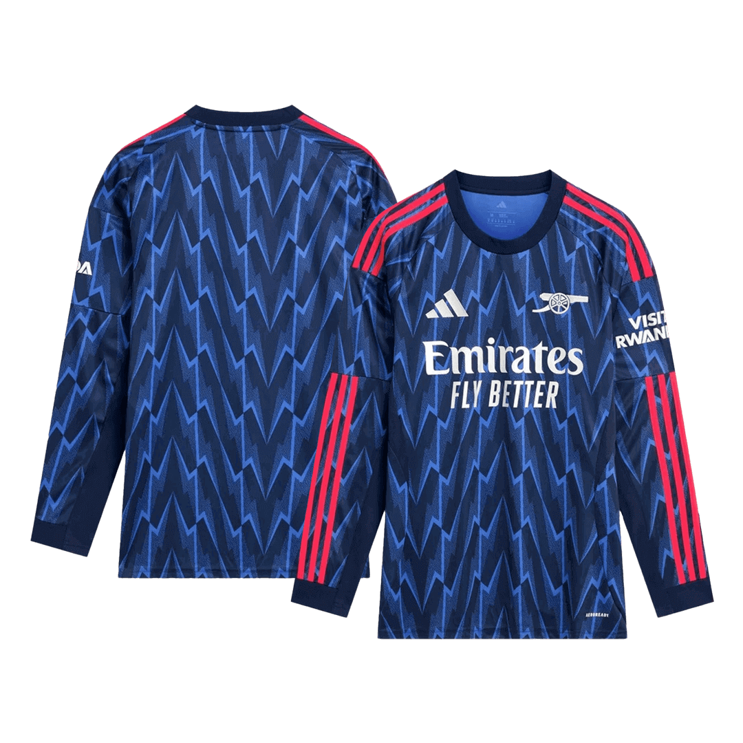 Mens Arsenal Away Long Sleeve Jersey 2025/26