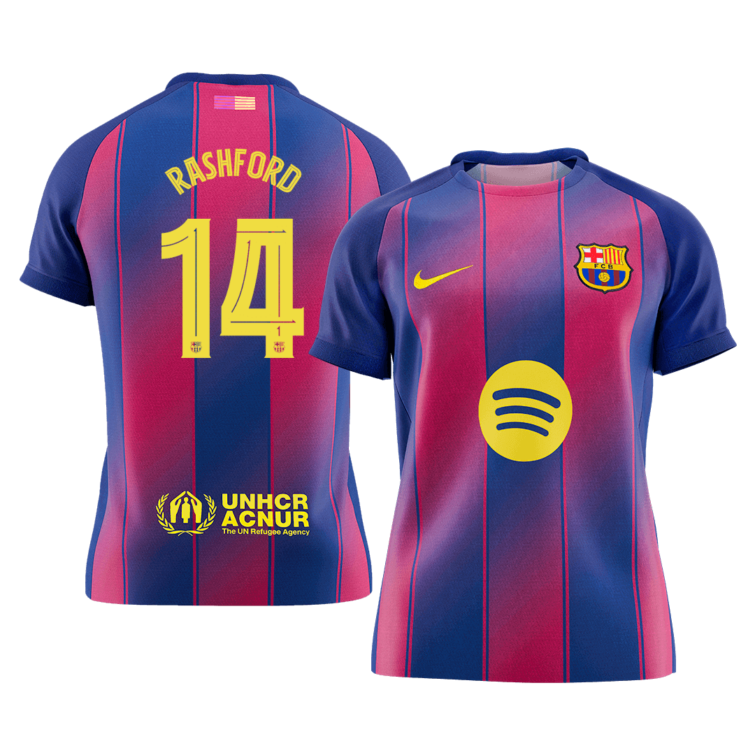 RASHFORD #14 Mens Barcelona Home Jersey 2025/26 - UCL