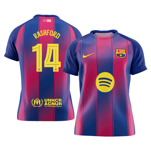 RASHFORD #14 Mens Barcelona Home Jersey 2025/26 - UCL
