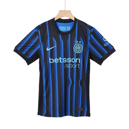 DUMFRIES #2 Mens Inter Milan Home Jersey 2025/26 - Player Version (Slim Fit)