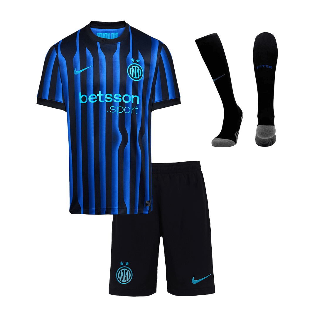 Kids Inter Milan Home Full Kit 2025/26
