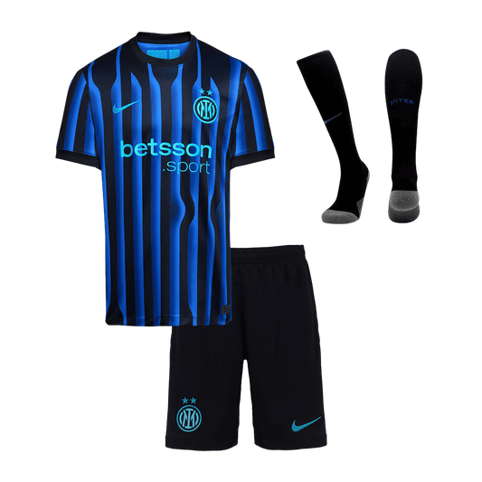 Kids Inter Milan Home Full Kit 2025/26