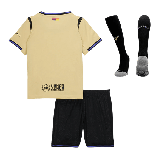 Kids Barcelona Away Full Kit 2025/26