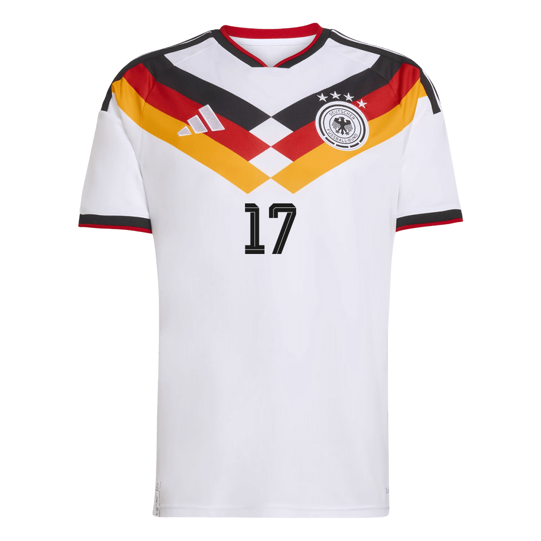 WIRTZ #17 Mens Germany World Cup Home Jersey 2026