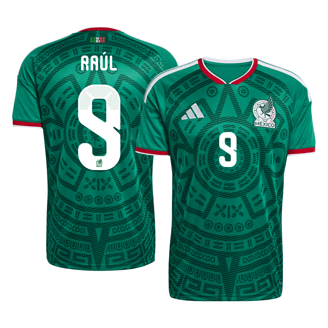 Raúl #9 Mens Mexico World Cup Home Jersey 2026