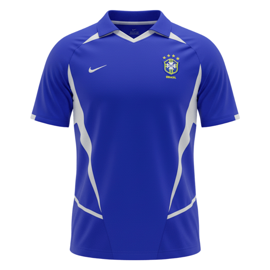 Retro 2002 Mens Brazil Away Jersey