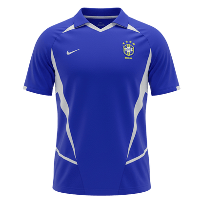 Retro 2002 Mens Brazil Away Jersey