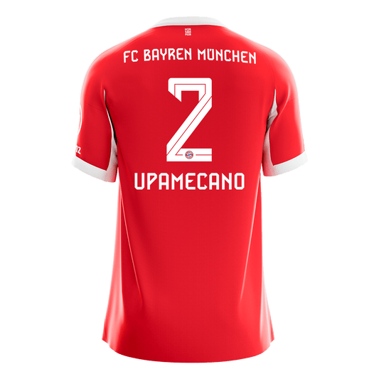 UPAMECANO #2 Mens Bayern Munich Home Jersey 2025/26 [PREMIUM]